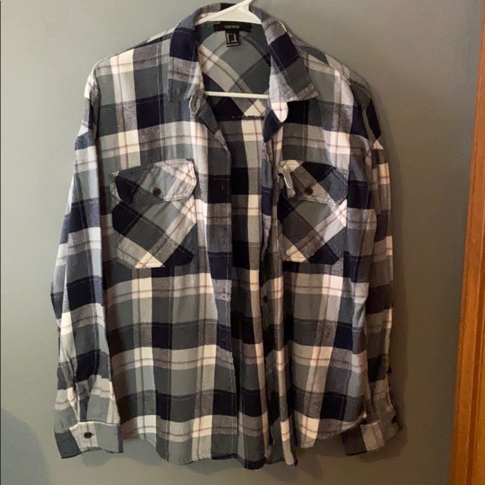 Forever 21 Medium Flannel Plaid Shirt